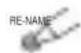 YAMAHA RXV757 - Press RE-NAME using a ballpoint pen or similar object. - 1