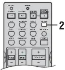 YAMAHA RXV657 - Utilisation de la minuterie de mise hors service - 1