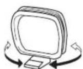 YAMAHA RXV657 - ■ Connecting the AM loop antenna - 3