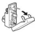 YAMAHA RXV657 - ■ Aansluiten van de 75 Ohm/300 Ohm antenne-adapter (alleen bij modellen voor het V.K.) - 1