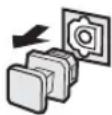 YAMAHA RXV657 - Dust protection cap - 1