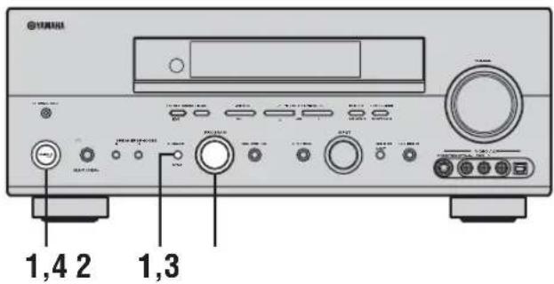YAMAHA RXV657 - CAUTION - 1