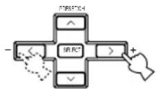 YAMAHA RXV640RDS - Press < / > once to enter the setup mode of the selected item. - 1
