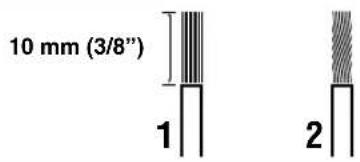 10 mm (3/8") 1 2