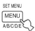 YAMAHA RXV640RDS - Appuyez sur la touche SET MENU pour accéder au menu de configuration. - 1