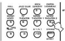HALL JAZZ CLUB ROCK CONCENT ENTER- TAINMENT MUSIC VIDEO TV THEATER 3 4 MOVIE THEATER 1 THEATER 2 5 6 7 8 NIGHT 8.1/5.1 STERRED 9 0 +10 RHOA EFFECT
