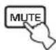 YAMAHA RXV640RDS - Press MUTE on the remote control. - 1