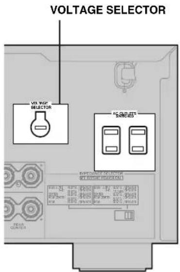 VOLTAGE SELECTOR VOLTAGE SELECTOR ACIUMETER SANDER POWER SOURCE OUT ROLLAR SELECTOR FIRE COUNTER