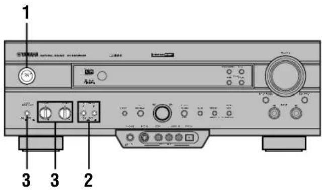 YAMAHA RXV620RDS - Observera - 1