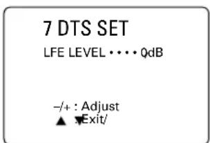YAMAHA RXV620RDS - DTS SET (lagetoneneffect van DTS-signalen) - 1