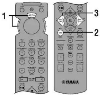 YAMAHA RXV620RDS - REGOLAZIONE DEL LIVELLO DEGLI ALTOPARLANTI DI EFFETTO - 1