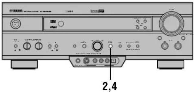 YAMAHA RXV620RDS - Omflyttning av snabbvalsstationer - 1
