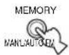 YAMAHA RXV620RDS - Appuyer sur MEMORY (MAN'L/AUTO FM) pendant que l'indicateur "MEMORY" clignote. - 1