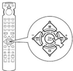 YAMAHA RXV620RDS - Wahl des Bildschirm-Anzeigemodus - 1