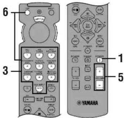 YAMAHA RXV620RDS - LECTURE DE BASE - 2