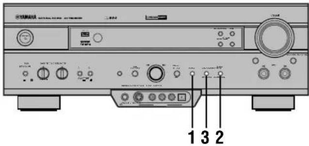 YAMAHA RXV620RDS - ■ Automatische Senderspeicherung (für RDS-Sender) - 1