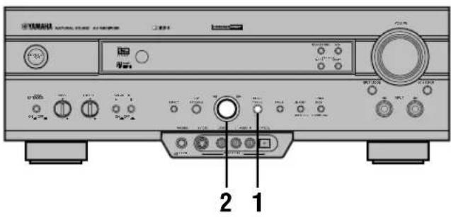 YAMAHA RXV620RDS - ■ Sur le panneau avant - 1