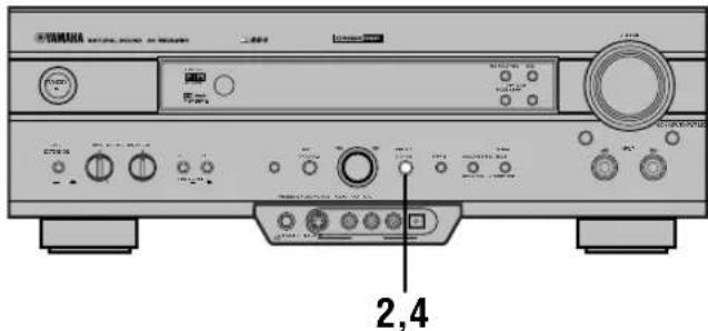 YAMAHA RXV620RDS - Omwisselen van voorkeurzenders - 1