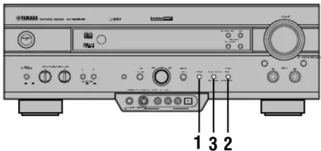 YAMAHA RXV620RDS - ■ Automatisch programmeren van zenders (voor RDS-zenders) - 1