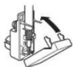 YAMAHA RXV620RDS - Connecting a coaxial cable to the included 75-ohm/300-ohm antenna adapter (U.K. model only) - 5
