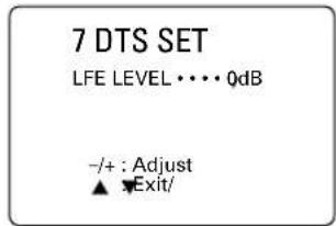 YAMAHA RXV620RDS - DTS SET (niveau LFE DTS) - 1