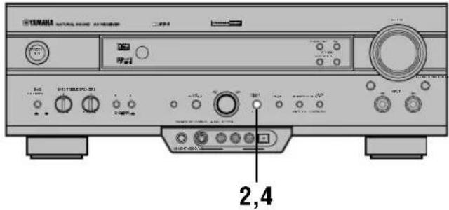 YAMAHA RXV620RDS - Austauschen von gespeicherten Sendern - 1