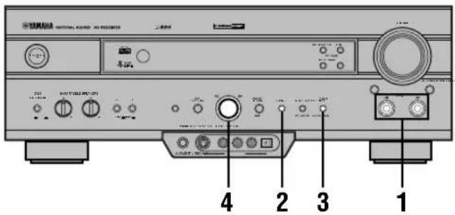 YAMAHA RXV620RDS - Automatisk (eller manuell) stationsinställning - 1