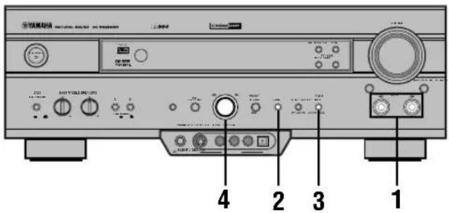 YAMAHA RXV620RDS - Recherche automatique (ou manuelle) de stations - 1
