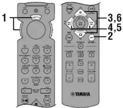 YAMAHA RXV620RDS - Instellen van de items op het INSTELMENU - 1