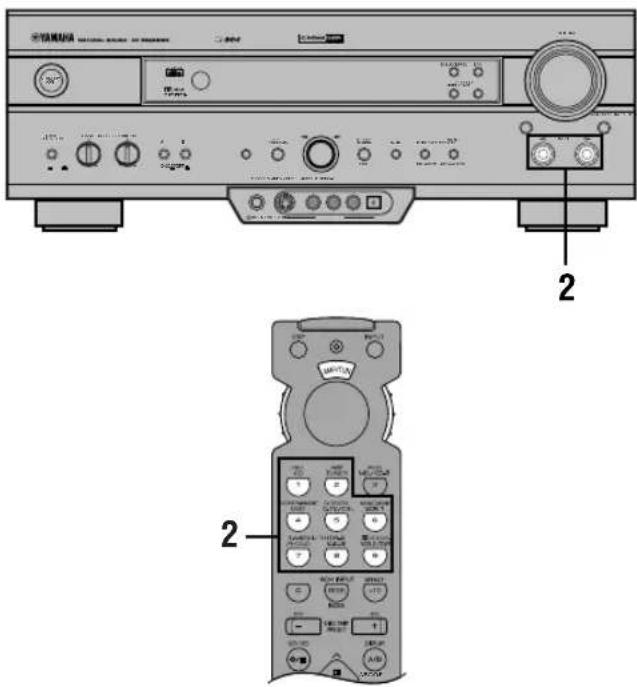 YAMAHA RXV620RDS - ENREGISTREMENT DE BASE - 1