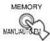 YAMAHA RXV620RDS - Tryck på MEMORY (MAN'L/AUTO FM) medan "MEMORY"-indikatorn blinkar. - 1