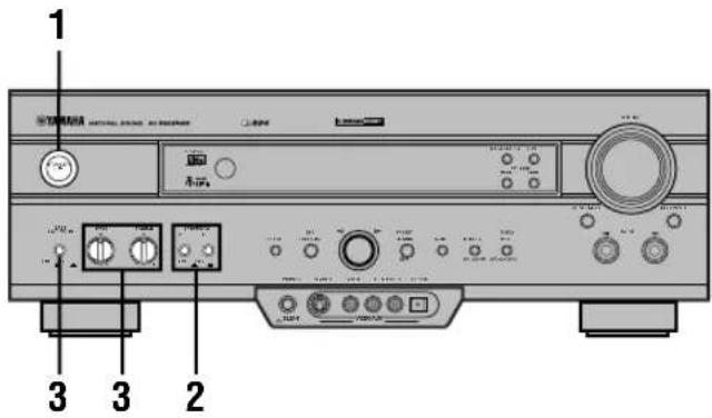 YAMAHA RXV620RDS - Preparativi - 1