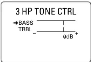 YAMAHA RXV620RDS - HP TONE CTRL (réglage de la tonalité du casque) - 1
