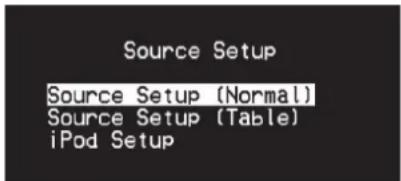 NAD T 748 V2 - SOURCE SETUP (CONFIGURATION DES SOURCES) - 1