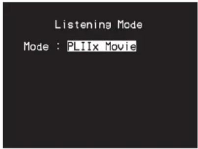 NAD T 748 V2 - LISTENING MODE (MODE D'ÉCOUTE) - 1