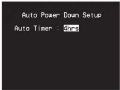 NAD T 748 V2 - AUTO POWER DOWN SETUP (CONFIGURATION DE L'ARRÊT AUTOMATIQUE) - 1