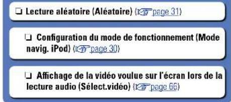 DENON AVRE300 - Opérations disponibles via le bouton OPTION - 2
