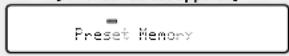 DENON AVRE300 - Utilisz pour selectionner "Mém. Préroglages", puis appuyez sur ENTER. - 2
