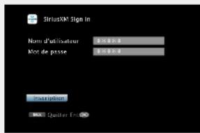DENON AVRE300 - Entrez "Nom d'utiliste" et "Mot de passue". - 1