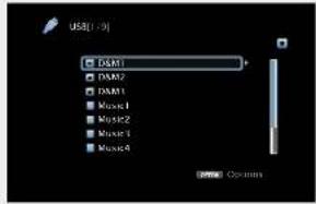 DENON AVRE300 - Lecture des fichiers d'un dispositif mémoire USB - 1