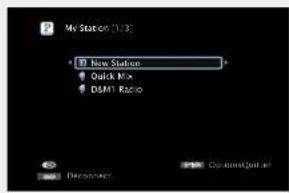 DENON AVRE300 - Creation d'une station - 1