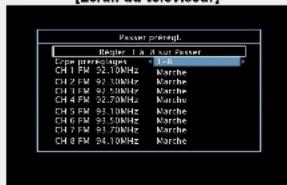 DENON AVRE300 - [Pour définit les stations à innorer par groupes] - 2