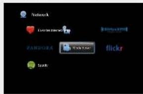 DENON AVRE300 - Utilisz △▽◁▷ pour selectionner "Media Server", puis appuyez sur ENTER. - 1