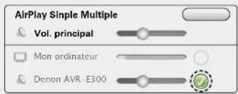 DENON AVRE300 - Cochez les enceintes que vous pouze utiliser. - 1