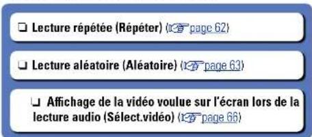 DENON AVRE300 - Opérations disponibles via le bouton OPTION - 1