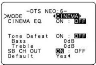DENON AVR884 - Select the surround parameter mode. - 3
