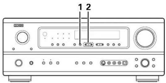 DENON AVR884 - Rappel de stations préregliées - 1