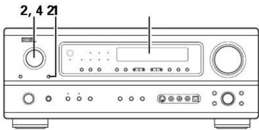 DENON AVR884 - Set the recording mode. - 2