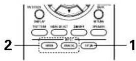DENON AVR884 - Lecture en utilisant les prises d'entrée externe (EXT. IN) - 8