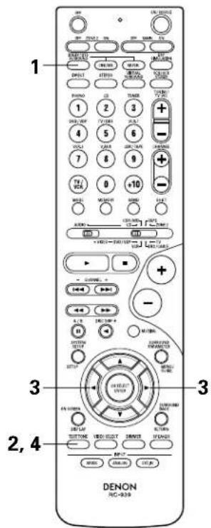 DENON AVR884 - Avant la lecture utilisant la fonction d'ambiance - 8